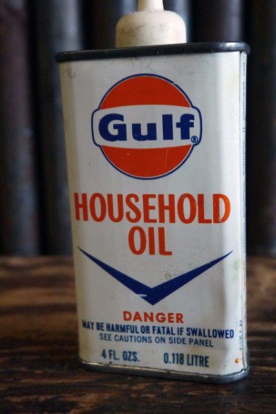 画像2: ビンテージ　Gulf　ミニOIL缶