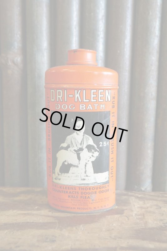 画像1: ビンテージ　DRI₋KLEEN　DOG　BATH缶 (1)