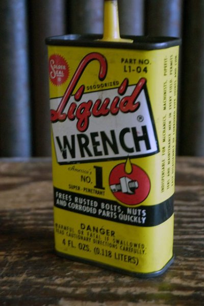 画像2: ビンテージ　Liquid　WRENCH　ミニOIL缶　A