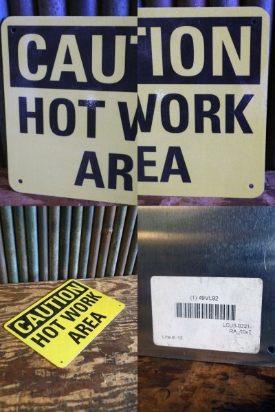 画像2: USA　CAUTION　ミニサイン　B