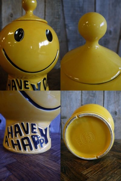 画像3: ビンテージ　HAVE　A　HAPPY　DAY　クッキージャー