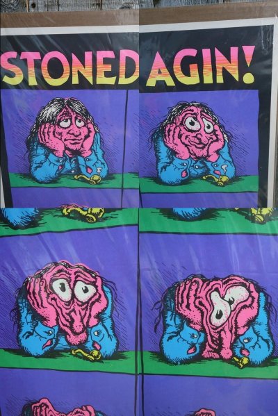 画像1: ビンテージ　STONED AGIN　ポスター　B