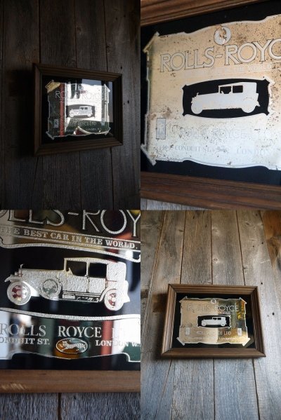 画像1: ビンテージ　ROLLS　ROYCE　ミニミラー　E