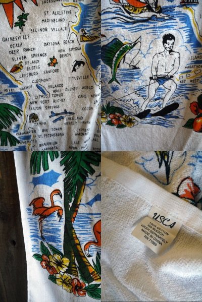 画像2: ビンテージ　FLORIDA　スーべニアタオル