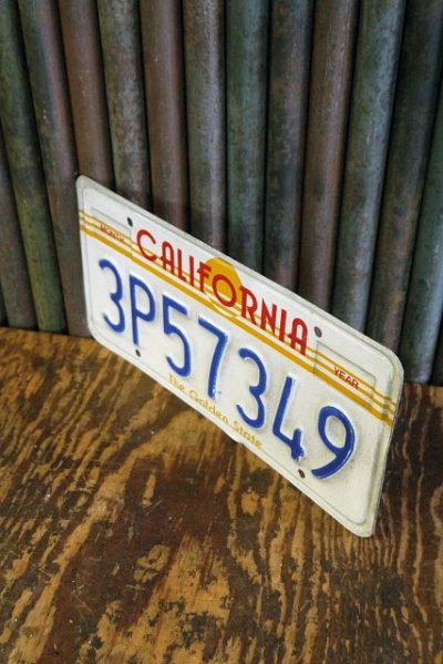 画像1: ビンテージ　CALIFORNIA　ナンバープレート　