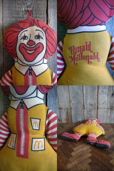 画像2: ビンテージ　Ronald　Mcdonald　人形