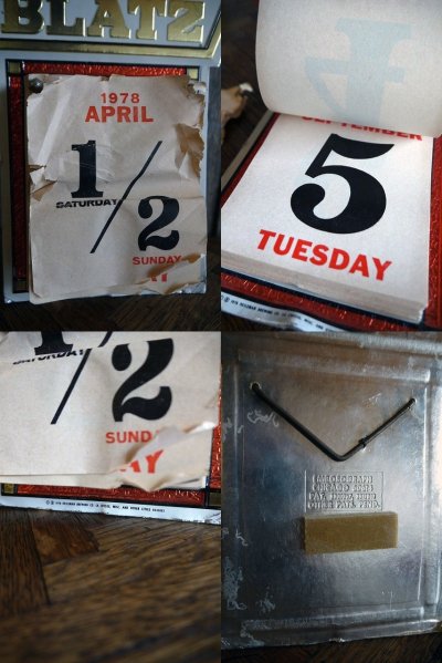 画像2: ビンテージ　BLATZ　Light　Daily calendar