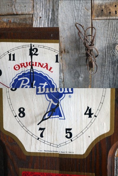 画像2: ビンテージ　Pabst　Blue　Ribbon　壁掛けクロック