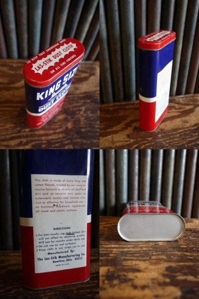 画像3: ビンテージ　Las₋Stik　KING　SIZE　DUST　CLOTH　缶　
