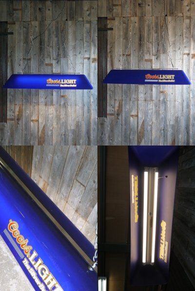 画像2: ビンテージ　Coors　LIGHT　プールランプ