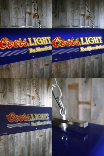 画像1: ビンテージ　Coors　LIGHT　プールランプ
