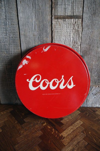 画像1: ビンテージ　Coors　メタルトレイ