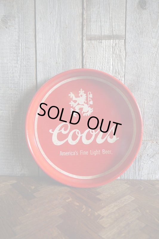 画像1: ビンテージ　Coors　メタルトレイ (1)