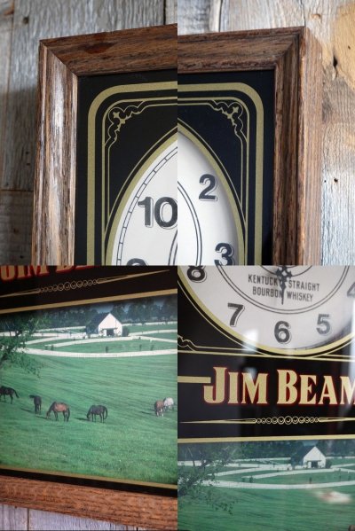 画像2: ビンテージ　JIM　BEAM　壁掛けクロック
