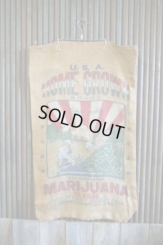 画像1: ビンテージ　HOMEGROWN　MARIJUANA　BAG (1)