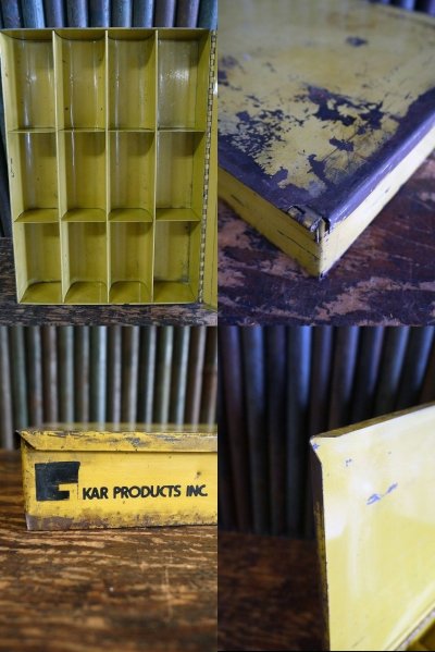 画像2: ビンテージ　KAR　PRUDUCTS　メタルパーツケース　B
