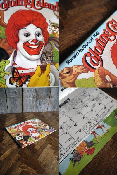 画像2: ビンテージ　1981　Coloring　Calender　