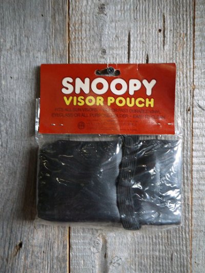 画像1: ビンテージ　D.STOCK　SNOOPY　VISOR　POUCH