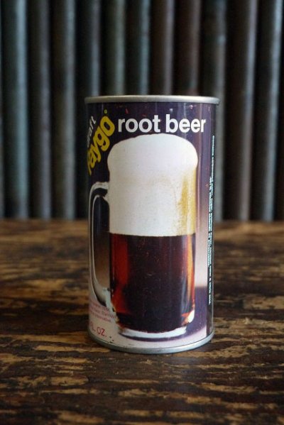画像1: ビンテージ　draft　Faygo　Root　BEER缶