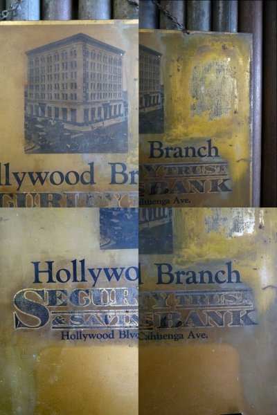 画像2: アンティーク　HOLLYWOOD Branch SEGURITYTRUST SAVINGS BANK　Daily calendar　サイン