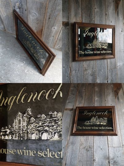 画像1: ビンテージ　Inglenook　VINE　YARDS　パブミラー　
