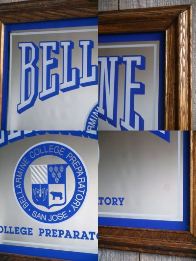 画像1: ビンテージ　VBELLARMIN　COLLEGE　PREPARATORY　ミラー