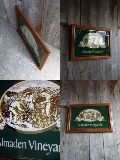 画像1: ビンテージ　Almaden　Vineyards　パブミラー　