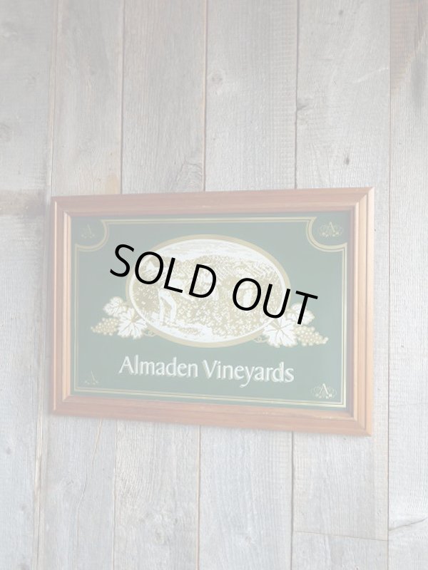 画像1: ビンテージ　Almaden　Vineyards　パブミラー　 (1)