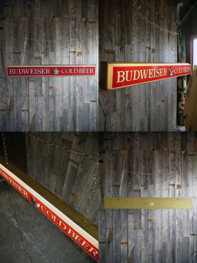 画像2: ビンテージ　BUDWEISER　COLD　BEER　大型ライトサイン