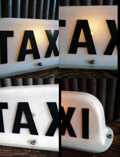 画像2: ビンテージ  TAXI　ライトサイン