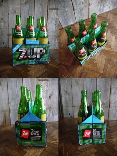 画像1: ビンテージ　７UP×UCLA　BRUINS　ボトル瓶セット