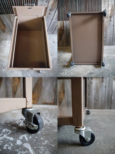 画像3: ビンテージ　USA　メタル作業台キャビネット　