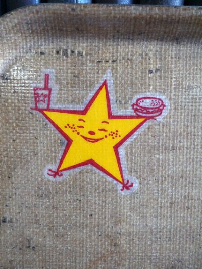 画像1: ビンテージ　Carl's Jr.　トレイ
