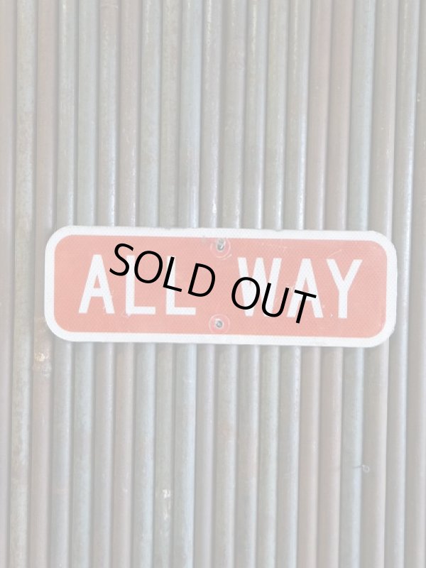 画像1: USA　ALLWAY　ミニロードサイン　A (1)