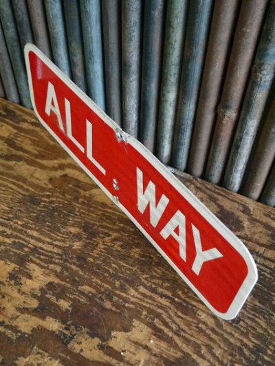 画像1: USA　ALLWAY　ミニロードサイン　