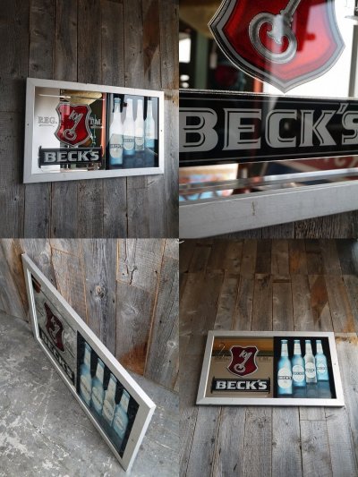画像1: BECK'S　パブミラー　