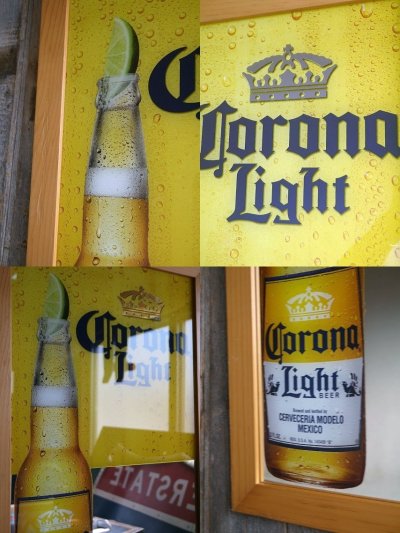 画像1: CORONA　Light　パブミラー　