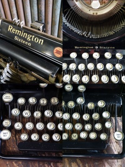 画像1: アンティーク Remington Sixteen タイプライター
