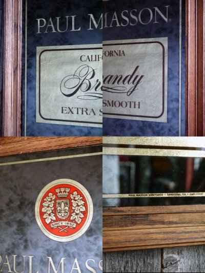 画像1: ビンテージ　PAUL　MASSON　パブミラー　B