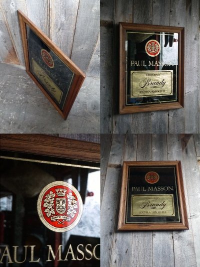 画像2: ビンテージ　PAUL　MASSON　パブミラー　B