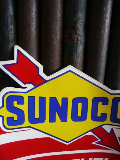 画像1: ビンテージ　SUNOCO　ステッカー　