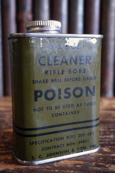 画像1: ビンテージ　D.Stock　U.S　CLEANER　缶　
