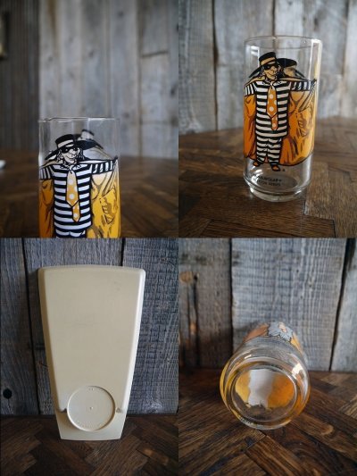 画像3: ビンテージ マクドナルド HANBURGLER  グラス&トレイセット