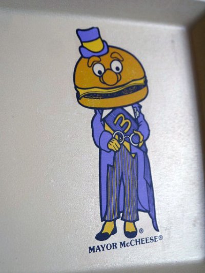 画像1: ビンテージ　マクドナルド　MAYOR　McCHEESE　 トレイ