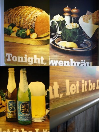 画像1: ビンテージ　Löwenbräu　BEER　ライトサイン　B