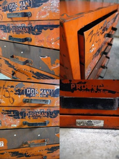 画像1: ビンテージ　DORMAN　パーツキャビネット　C