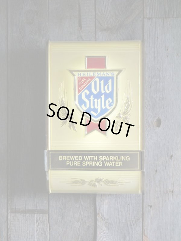 画像1: ビンテージ　Old　Style　ライトサイン (1)