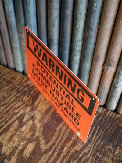 画像1: USA WARNING ミニサイン