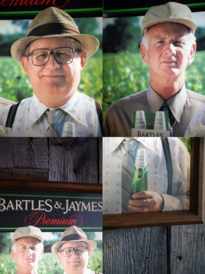 画像1: ビンテージ　Bartles & James　ライトサイン
