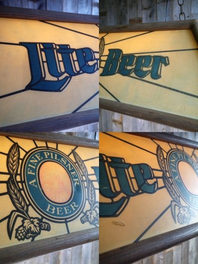 画像1: ビンテージ　Lite　BEER　プールランプ